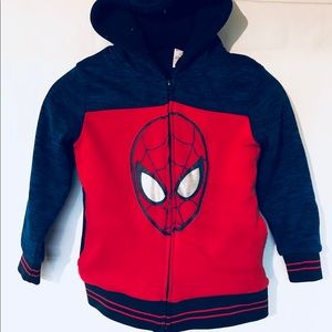 Kids Spider-Man zip sweatshirt
